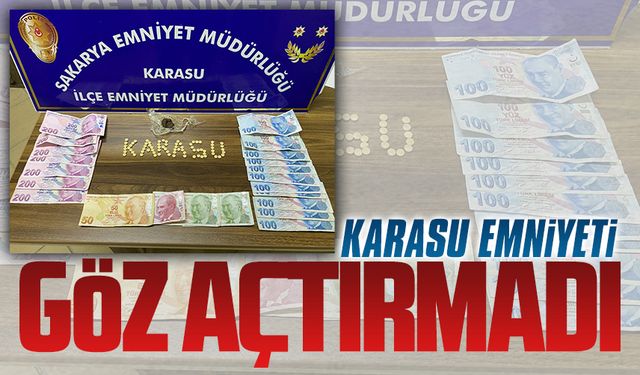 Karasu Emniyeti göz açtırmadı