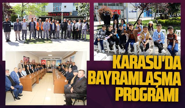 Karasu'da bayramlaşma programı