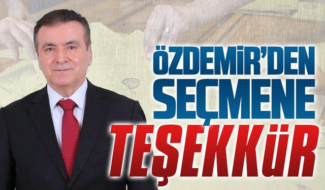 Recep Özdemir, seçmene teşekkür etti