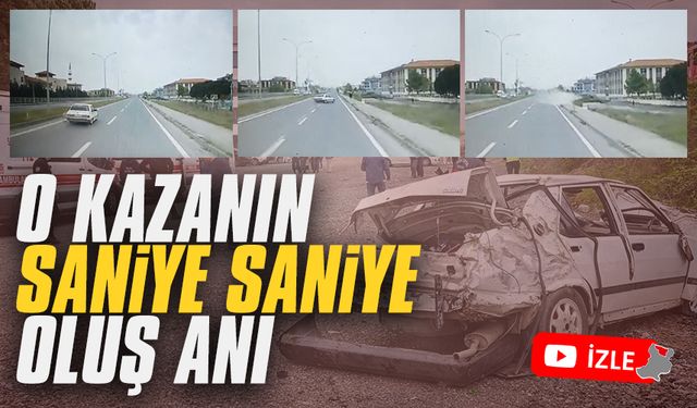 Ankara Caddesi’nde yaşanan kazanın görüntüleri ortaya çıktı