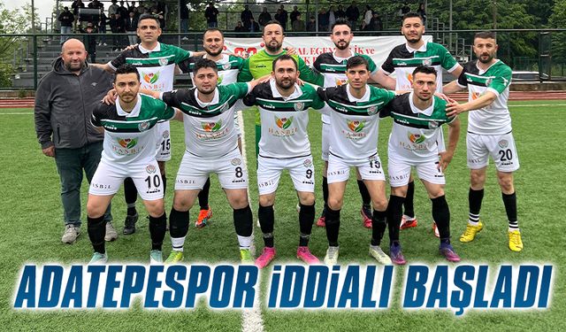 Adatepespor iddialı başladı