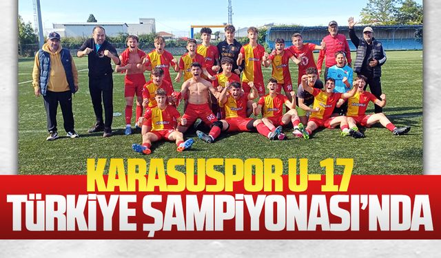 Sakarya’nın şampiyonu Karasuspor U-17 takımı