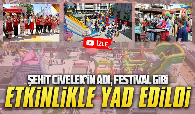 Okulun ilk yılında festival gibi etkinlik