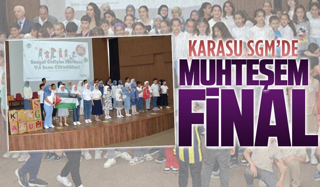 Karasu SGM’de muhteşem kapanış