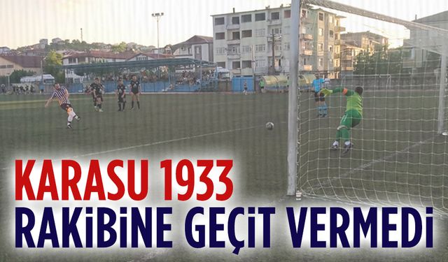 Karasu 1933, rakibine geçit vermedi