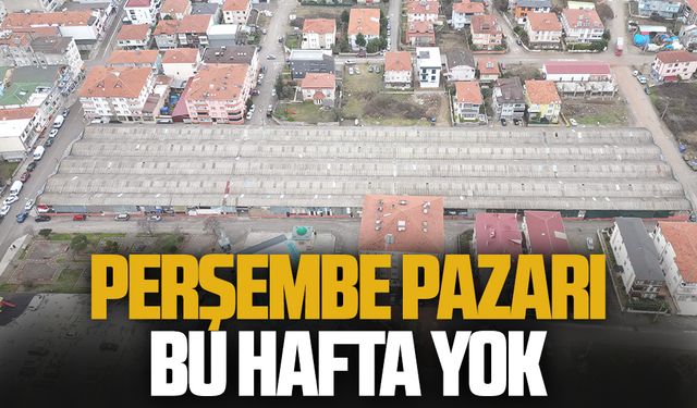 Karasu’da Perşembe pazarı bu hafta yok