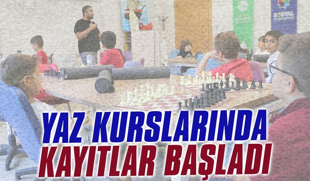 SGM’de yaz kurslarında kayıtlar başladı