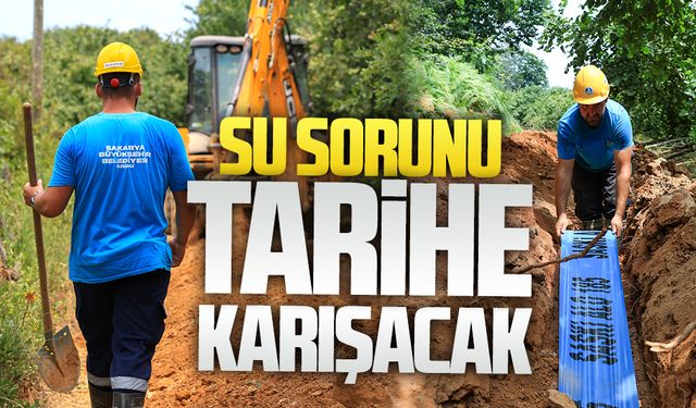 Büyükşehir’den Sarıcaali mevkiine yeni içme suyu hattı