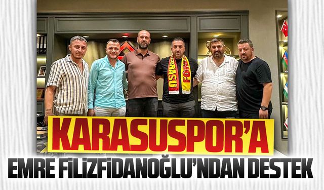 Karasuspor’a Emre Filizfidanoğlu’ndan destek