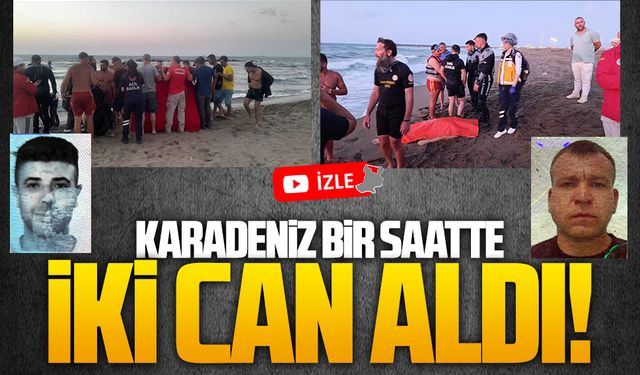 Karadeniz, Karasu’da bir saatte iki can aldı