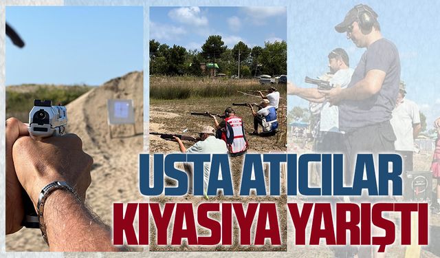 Usta atıcılar kıyasıya yarıştı