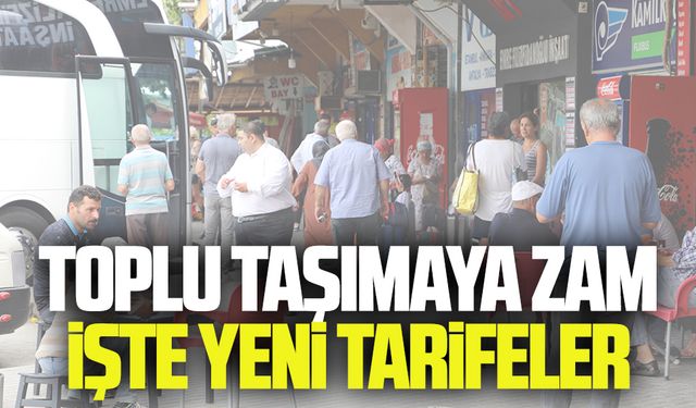 İşte Karasu’nun yeni zamlı ulaşım tarifeleri