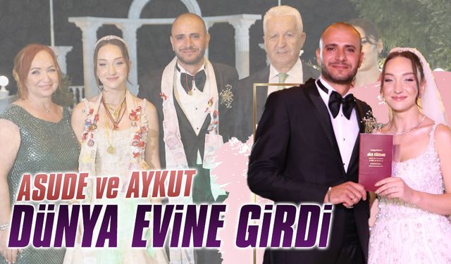 Asude İspiroğlu ve Aykut Aslan hayatını birleştirdi