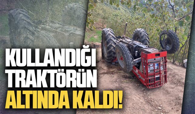 Karasu’da traktör devrildi: 1 yaralı