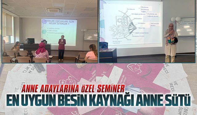 Dünya Emzirme Haftası kapsamında Karasu’daki anne adaylarına seminer verildi