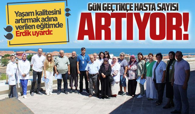 Karasu Devlet Hastanesi’nde yaşam kalitesini artırmak adına eğitim