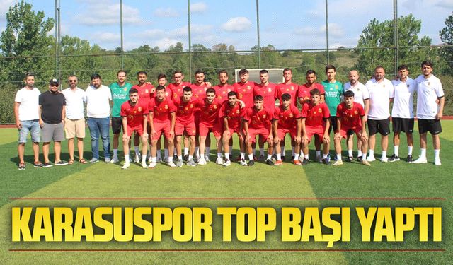 Karasuspor top başı yaptı