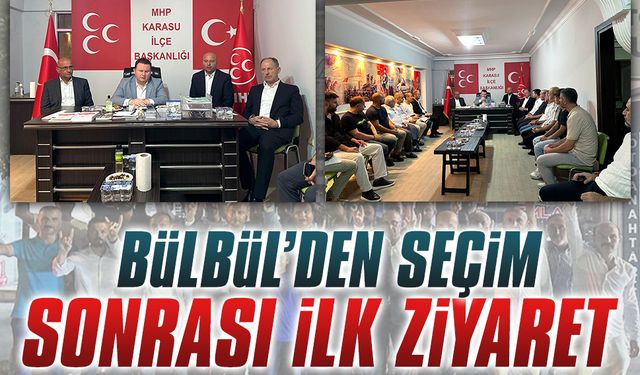 MHP Sakarya Milletvekili Bülbül, Karasu Teşkilatı’nı ziyaret etti