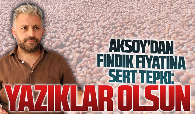 Başkan Aksoy, fındık fiyatı ile ilgili açıklamada bulundu