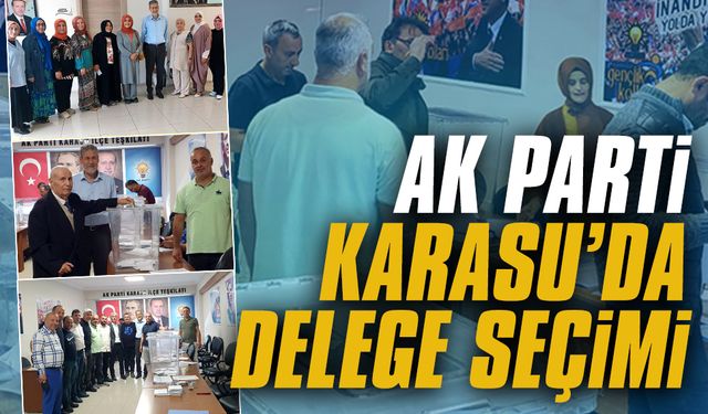 AK Parti Karasu’da delege seçimi