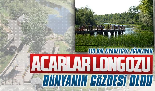 Doğal cennet Acarlar Longozu sezona damgasını vurdu