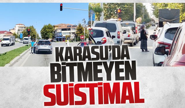 Karasu dörtyol ışıklarda bitmeyen dilenci sorunu