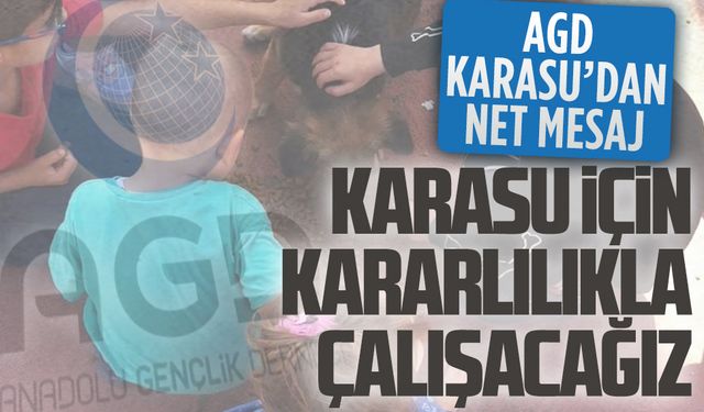 AGD Karasu, ilçenin geleceği için kolları sıvadı