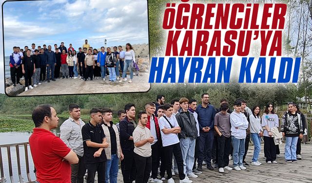 Geyveli öğrenciler Karasu’yu gezdi