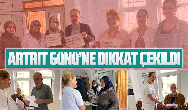 Dünya Artrit Günü’ne özel stant kuruldu