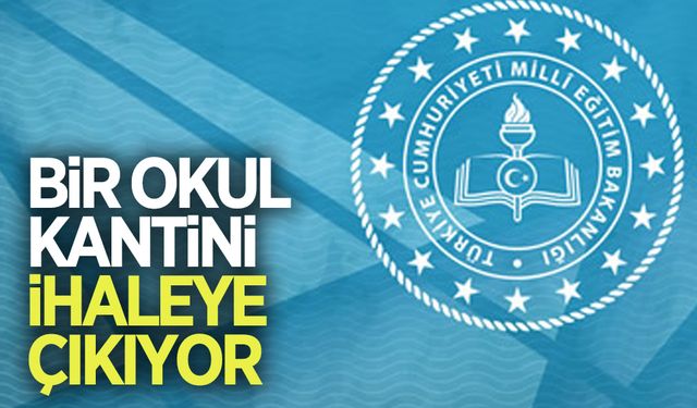 Şehit Üsteğmen İAAL kantini ihaleye çıkıyor