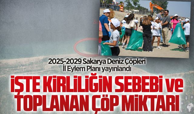 2025-2029 Sakarya Deniz Çöpleri İl Eylem Planı yayınlandı