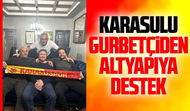 Gurbetçi Gökay Temel’den altyapıya destek