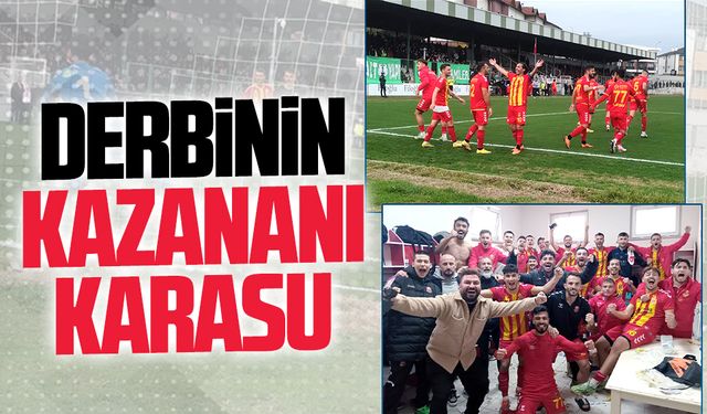 Derbinin kazananı Karasuspor