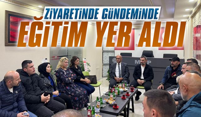 Türk Eğitim Sen’den, MHP’ye ziyaret