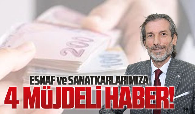 Cihan Emre: Esnaf ve sanatkarlarımıza müjde!