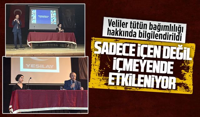 İlçe Sağlık Müdürlüğü’nden tütün bağımlılığı semineri