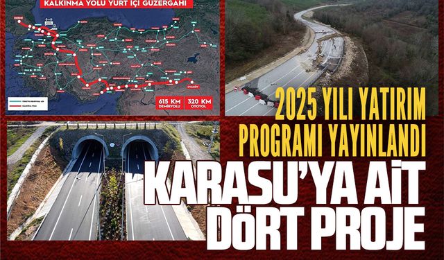 2025 yatırım programında Karasu’ya dört proje