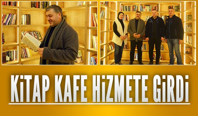 Kitap kafe hizmete girdi