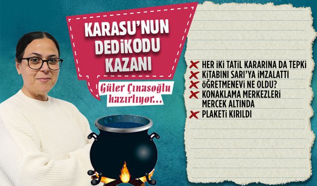 Karasu’nun dedikodu kazanı