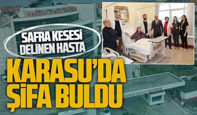 Karasu Devlet Hastanesi’nde başarılı bir operasyon daha