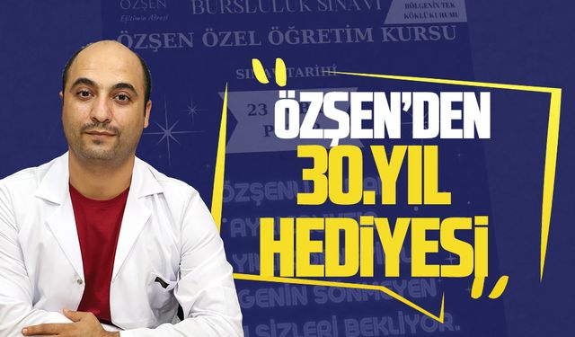 Özşen Özel Eğitim Kurum Müdürü Halil Acar, 23 Şubat’ta burs ödüllü sınav yapacaklarını söyledi