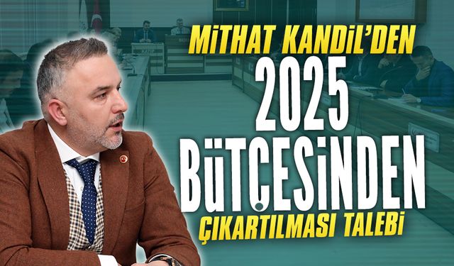 Mithat Kandil’den 2025 bütçesinden çıkartılması talebi