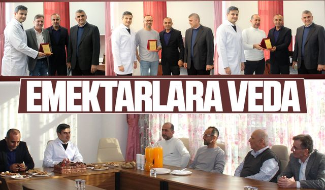 Karasu Devlet Hastanesi’nde emekli personellere veda töreni