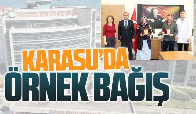 Karasu Devlet Hastanesi’ne hayırseverlerden cihaz ve sandalye desteği
