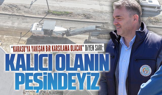 Başkan İshak Sarı: Kalıcı olanın peşindeyiz