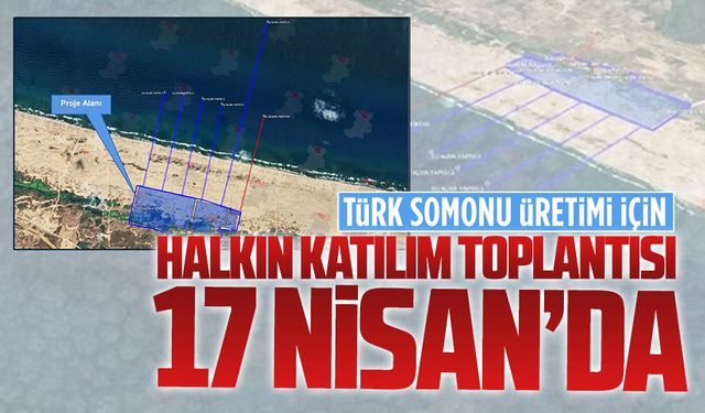 Türk somonu üretimi için Halkın Katılım Toplantısı 17 Nisan’da