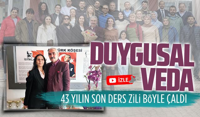 Karasu’da Fen Bilimleri Öğretmeni Yahya Gülhan emekli oldu