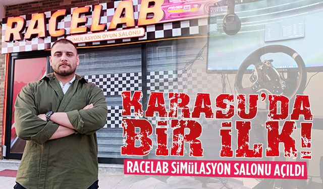 Karasu’da bir ilk: RaceLab simülasyon salonu açıldı