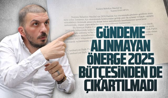 Karakaş ve Kandil’in verdiği önerge, 2025 bütçesinden çıkartılmadı
