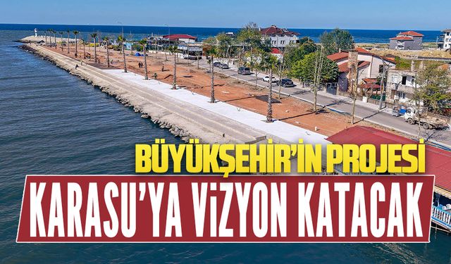 Karasu Yeni Mahallesi’nde Sahil Projesi’nde çalışmalar devam ediyor